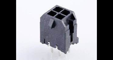 Molex 430450425 Male header, inbouw (standaard) Totaal aantal polen: 4 Rastermaat: 3 mm Inhoud: 1 stuk(s) Tray