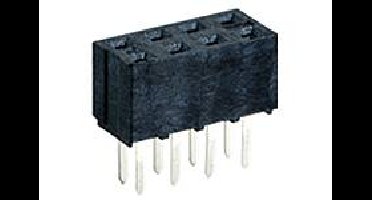 Molex 791077002 Female header, inbouw (standaard) Totaal aantal polen: 6 Rastermaat: 2 mm Inhoud: 1 stuk(s) Tube