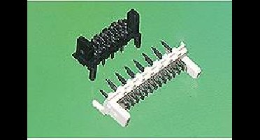 Molex 903250012 Male header (standaard) Totaal aantal polen: 12 Rastermaat: 1.27 mm Inhoud: 1 stuk(s) Bag
