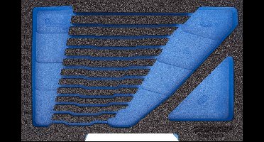 Gedore 2835924 EI-1100 CT1-7 Plukschuiminlegstuk (l x b) 230 mm x 157.5 mm