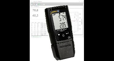 PCE Instruments PCE-HT 72 PCE-HT 72 PDF-datalogger 0 tot 100 % Hrel