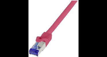 LogiLink C6A074S RJ45 USB-kabel CAT 6A S/FTP 5.00 m Rood 1 stuk(s)