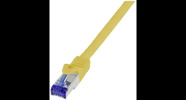 LogiLink C6A067S RJ45 USB-kabel CAT 6A S/FTP 3.00 m Geel 1 stuk(s)