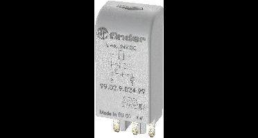 Finder Steekmodule Met diode, Met display, LED 99.02.9.024.79 1 stuk(s)