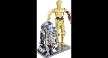 Metal Earth Star Wars Set C-3PO + R2D2 Metalen bouwpakket