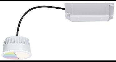Paulmann LED Coin ZigBee RGBW LED-inbouwlamp voor badkamer Energielabel: G (A - G) LED Satijn