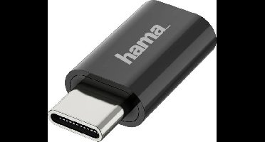 Hama USB 2.0 Adapter [1x Micro-USB-bus - 1x USB-C stekker]