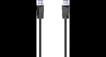 Hama USB-kabel USB 3.2 Gen1 USB-A stekker 1.50 m Zwart 00200624