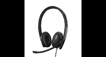 EPOS EPOS ADAPT 160T ANC USB-C - ADAPT 100 Series On Ear headset Kabel Stereo Zwart Volumeregeling, Microfoon uitschakelbaar (mute) Telefoon