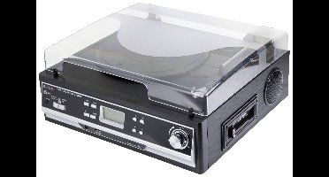 Technaxx TX-22+ USB-platenspeler Belt drive Zwart