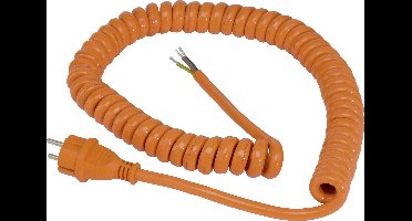 AS Schwabe 70430 Aansluitkabel Stroom Oranje 5 m
