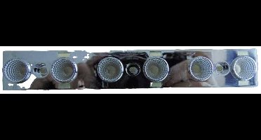 Deko Light 930386 Reflektor für Leuchte Ain 12° 230V-railsysteemcomponenten Reflector 3-fasig Zilver