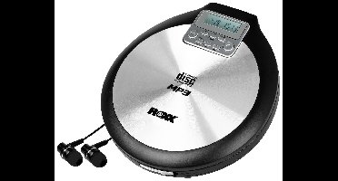 Roxx PCD 600 Discman CD, CD-R, CD-RW, MP3 Zwart