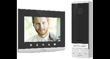 Extel CONNECT 2 Complete set voor Video-deurintercom WiFi Grijs, Zwart