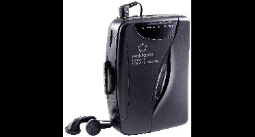 Renkforce RF-CP-150 Draagbare cassettespeler Zwart