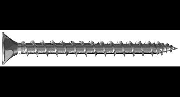 SWG Hox 175 904 016 63 Houtschroef 4 mm 16 mm T-profiel RVS A2 25 stuk(s)