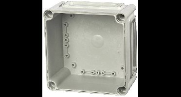 Fibox Base, PC Openings, 4x size 1 flange 3530139 Behuizing onderkant 190 x 190 x 100 Polycarbonaat Grijs-wit (RAL 7035) 1 stuk(s)