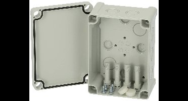 Fibox TPCM 131007 Universele behuizing 130 x 95 x 65 Polycarbonaat Grijs-wit (RAL 7035) 1 stuk(s)