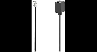 Hama Telefoon (analoog) Verlengkabel [1x RJ11-stekker - 1x RJ11-bus] 6 m Zwart