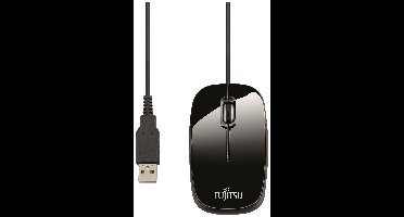 Fujitsu M420 Muis USB Optisch Zwart 3 Toetsen 1000 dpi