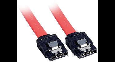 LINDY HDD Aansluitkabel [1x SATA-bus 7-polig - 1x SATA-bus 7-polig] 0.20 m Rood