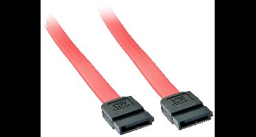 LINDY HDD Aansluitkabel [1x SATA-stekker 7-polig - 1x SATA-stekker 7-polig] 0.70 m Rood
