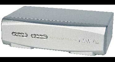 LINDY Lindy KVM Switch Pro - KVM-Switch - 2 x KVM port(s) KVM-switch DisplayPort Muis, Toetsenbord 3840 x 2160 Pixel