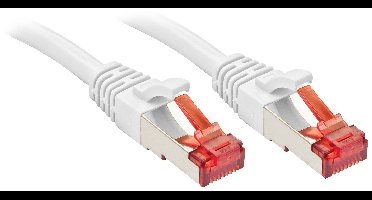 LINDY 47799 RJ45 Netwerkkabel, patchkabel CAT 6 S/FTP 15.00 m Wit 1 stuk(s)