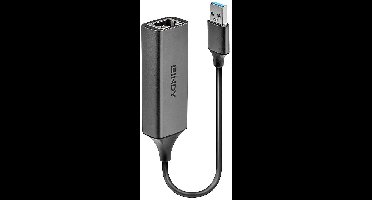 LINDY USB 3.0 Gigabit Ethernet Converter Netwerkadapter 1 GBit/s USB-A 3.0, RJ45