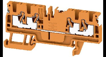 Weidmüller 2799160000 Doorgangsserieklem Push-In-klem, Steekaansluiting Oranje 100 stuk(s)