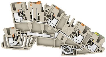 Weidmüller 2669040000 Installatie-etageklem Steekaansluiting Beige 50 stuk(s)