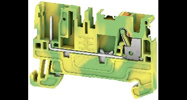 Weidmüller 2675840000 Aardklem Push-In-klem, Steekaansluiting Groen-geel 50 stuk(s)