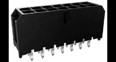 Amphenol 10127721-181GLF Male header, inbouw (standaard) Inhoud: 1 stuk(s)