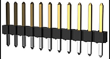 Amphenol Male header (standaard) 77311-138-02LF 1 stuk(s)