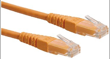 ROLINE Patchkabel Cat.6 UTP (Class E), oranje, 0,3 m