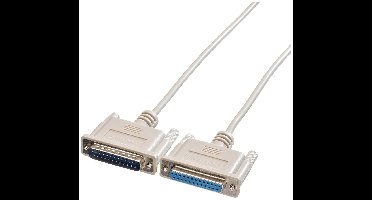 ROLINE RS232 kabel D25 M/F, 3 m