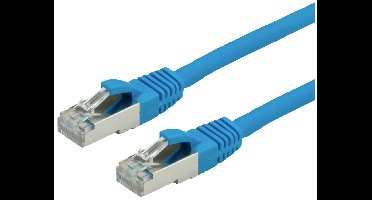 VALUE Patchkabel Cat.6 (Class E) S/FTP (PiMF), LS0H, blauw, 3 m