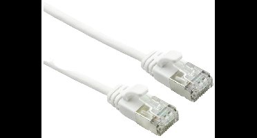 ROLINE F/UTP DataCenter Patchkabel Cat.6A (Class EA), LSOH, extra dun, wit, 3 m