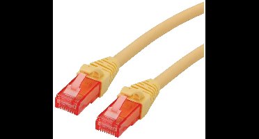 ROLINE Patchkabel Cat.6 UTP, Component Level, LSOH, geel, 0,5 m