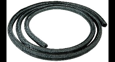 ROLINE PVC weefselslang voor kabelgeleiding, zelfsluitend, zwart, 2,5 m