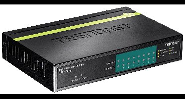 TrendNet TRENDnet TPE TG80G GREENnet PoE+ Switch - Switch - 8 x 10/100/1000 (PoE+) TPE-TG80g Netwerk switch 10 / 100 / 1000 MBit/s PoE-functie