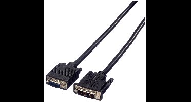 VALUE Monitorkabel DVI(18+5) / VGA M/M, 3 m