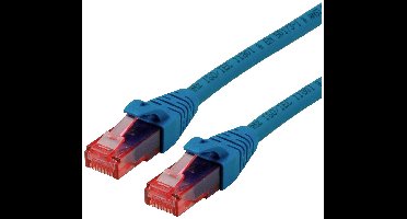 ROLINE Patchkabel Cat.6 UTP, Component Level, LSOH, blauw, 1 m