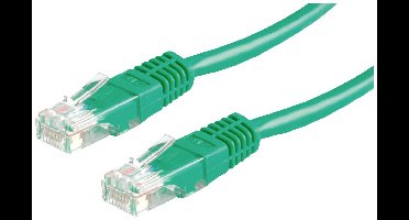 VALUE Patchkabel Cat.6 UTP (Class E), groen, 10 m