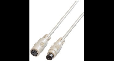 ROLINE PS/2 toetsenbord/muis kabel M/F, 1,8 m
