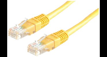 ROLINE patchkabel Cat.5e (Klasse D) UTP, geel, 5 m