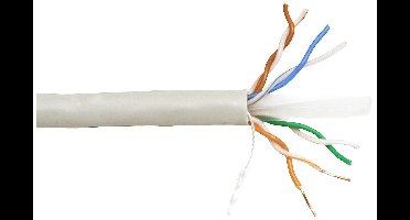 Value 21.99.0995 Netwerkkabel CAT 6 U/UTP Grijs 300 m