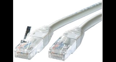 ROLINE patchkabel Cat.5e (Klasse D) UTP, PoE, grijs, 3 m
