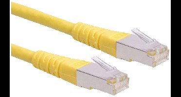 ROLINE patchkabel Cat.6 (Klasse E) S/FTP (PiMF), geel, 5 m