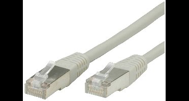 VALUE Patchkabel Cat.6 (Class E) S/FTP (PiMF), grijs, 10 m